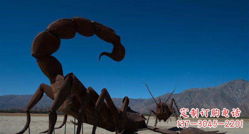 运城中领雕塑精美铜雕蝎子雕塑