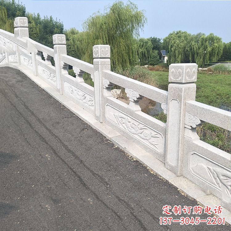 运城独特的大理石栏杆护栏雕塑,让公园更加精致