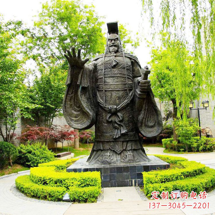 运城定制秦始皇古代帝王大型雕塑
