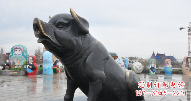 运城活力四射的动物铜雕塑