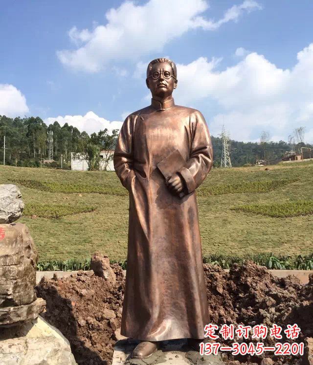 运城陶行知雕塑珍贵的纪念收藏品