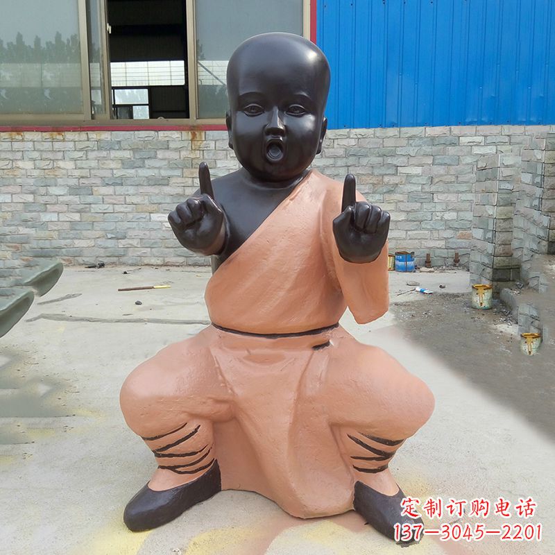 运城铜雕功夫小和尚