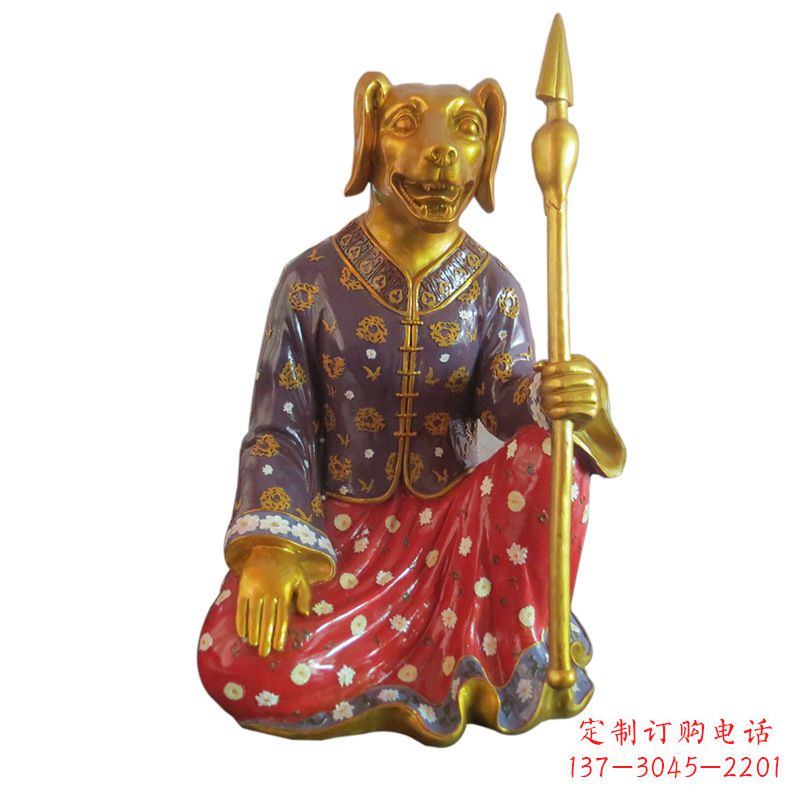 运城高端可爱的玻璃钢生肖雕塑
