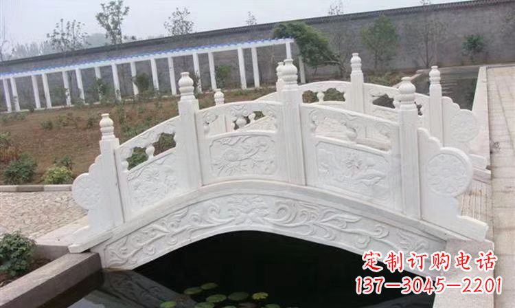 运城精美雕刻的拱桥石雕户外摆件,装点您的园林景观