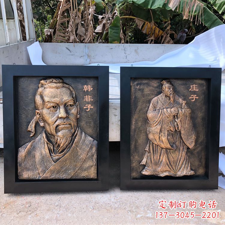 运城中领雕塑专业的古代历史名人头像雕塑定制