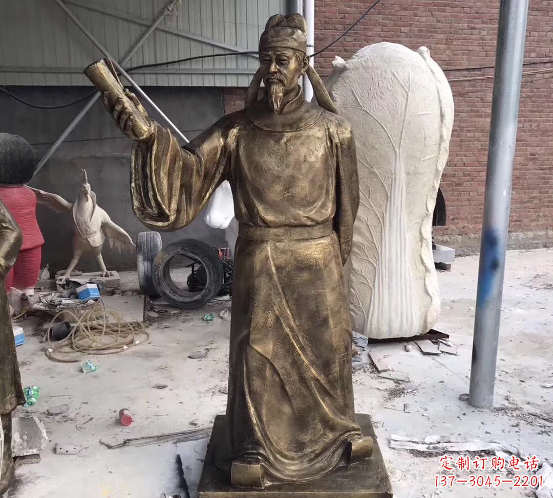 运城龙韵铜雕——歌颂古代大文豪李白
