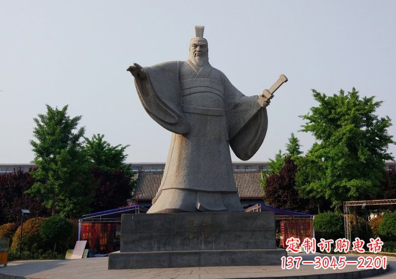运城超越时空的名人雕塑