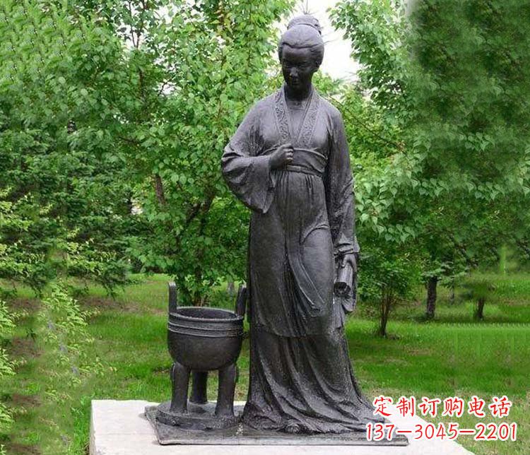 运城李清照铜雕-精致的传统艺术