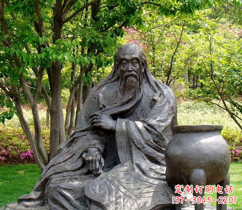 运城中领雕塑精美名人铜雕塑