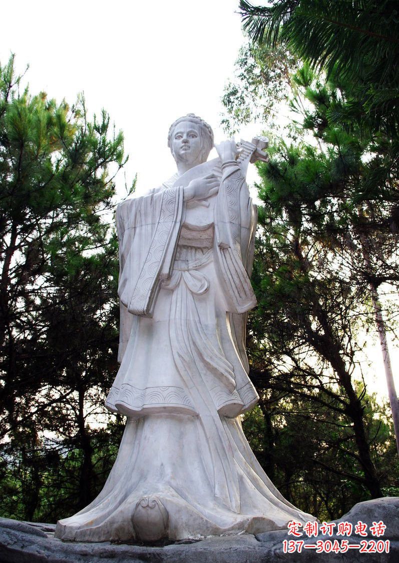 运城传承古代高贵，纪念王昭君石雕