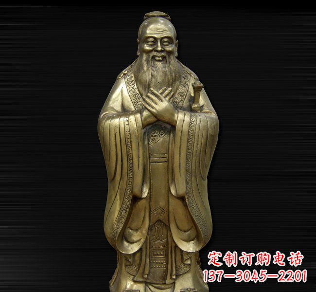 运城依德行者·古代名人铸造孔子雕塑