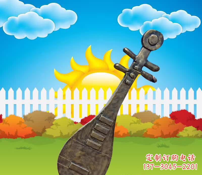 运城精美古典琵琶雕塑