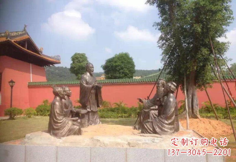 运城经典经典,传承孔子之魅力——孔子铜雕