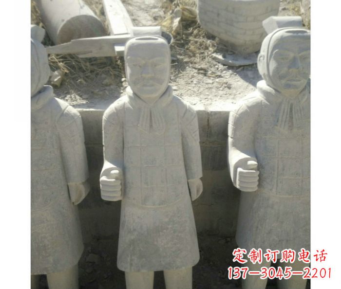 运城欣赏秦帝国历史,精美的兵马俑雕塑