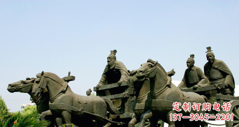运城中领雕塑--尊贵马车雕塑