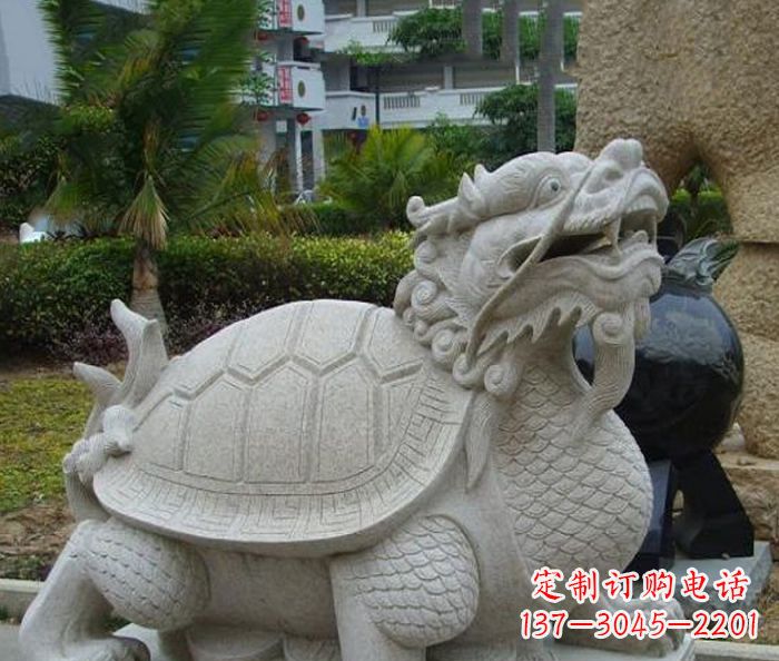 运城中领雕塑:古典神兽龙龟石雕精神的传承