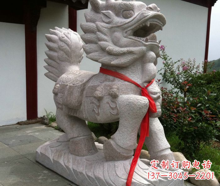 运城古典神麒麟石雕,令人叹为观止的精美艺术