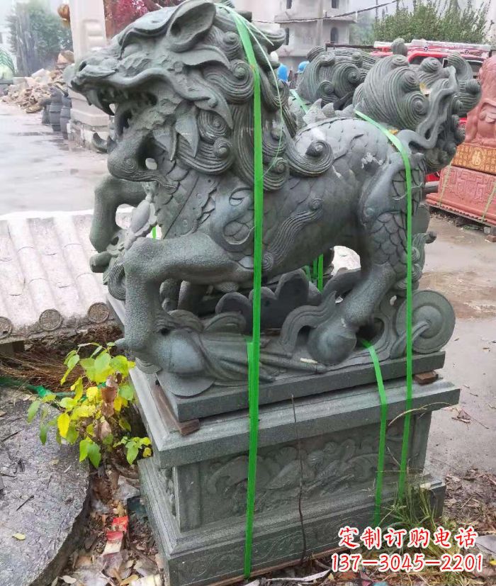 运城麒麟之美——灵动古典古朴的古代神兽石雕