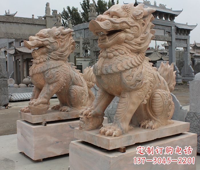 运城尊贵的古典麒麟雕塑
