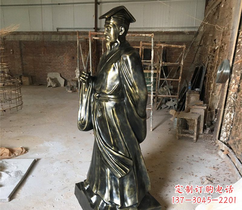 运城千古经典——代表古代艺术审美的王羲之雕塑