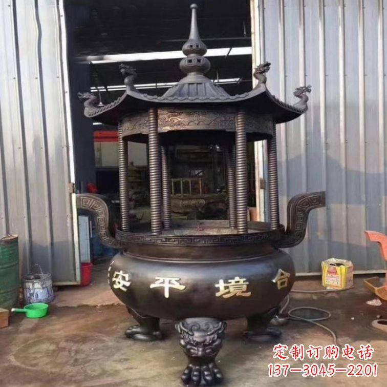 运城精美古代铜香炉雕塑,成就您的家庭情调