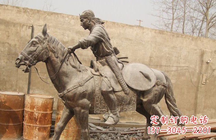 运城古代战马铜雕塑,为您定制灵动雄壮的艺术品