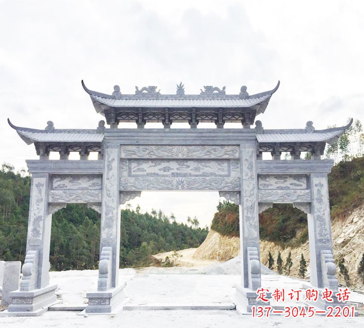 运城中领雕塑精美牌坊雕塑