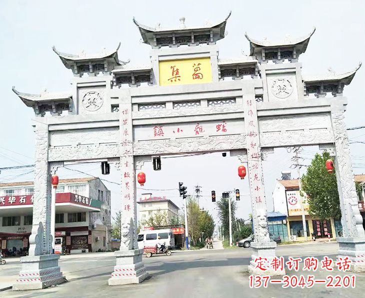 运城牌坊雕塑:传承古典文化,新的艺术精粹