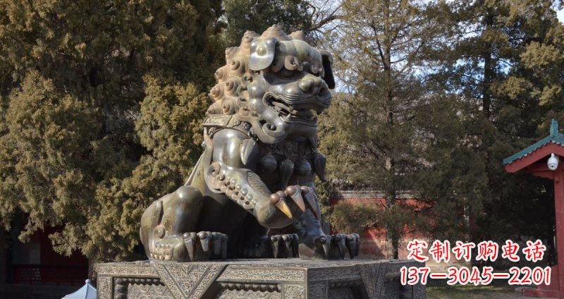 运城故宫狮子雕塑,展现古代文化之美