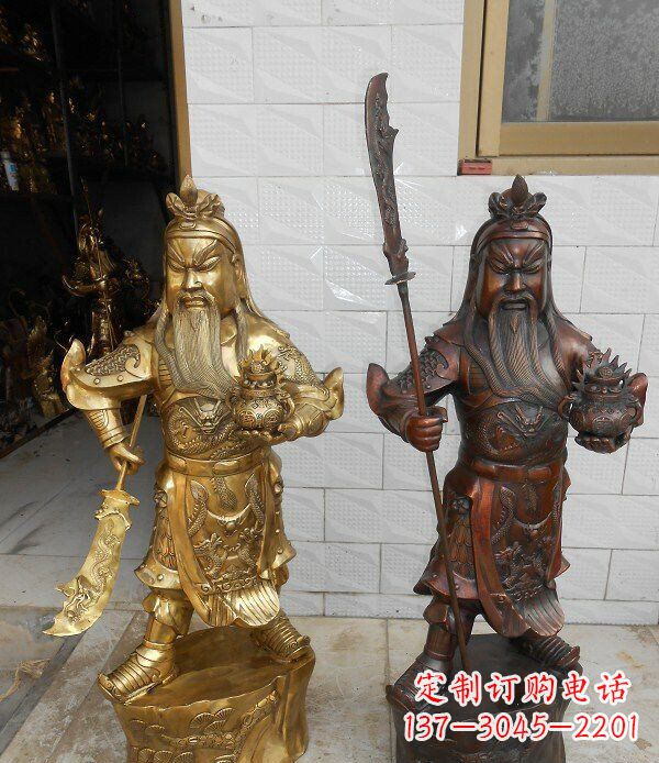 运城拥有历史韵味的关公武财神铜雕