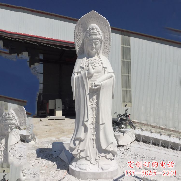 运城观音菩萨大理石雕塑