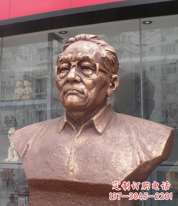 运城以巴金头像为原型打造的高贵铜雕艺术