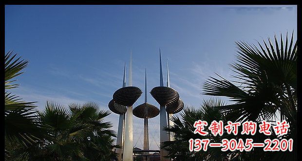 运城不锈钢避雷针抽象雕塑