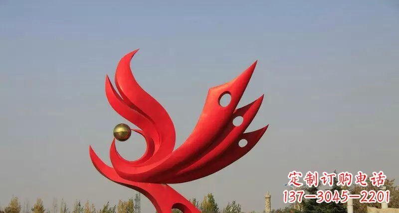 运城不锈钢手工凤凰雕塑