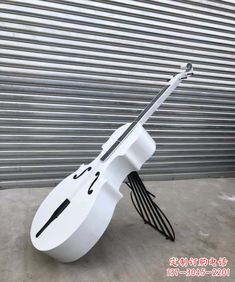 运城精致不锈钢大提琴雕塑
