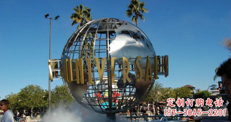运城中领雕塑仿真不锈钢地球雕塑