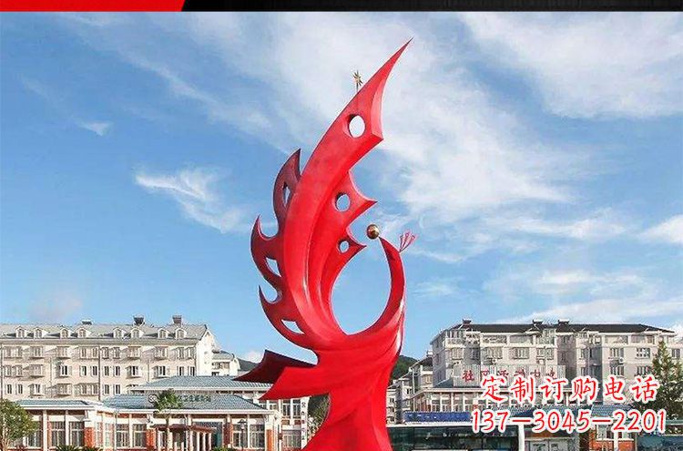 运城高雅大气的不锈钢凤凰雕塑