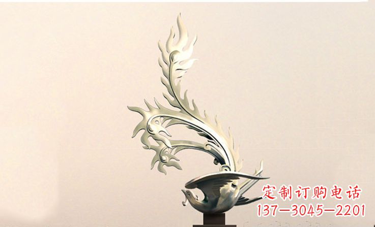 运城精致的不锈钢凤凰雕塑