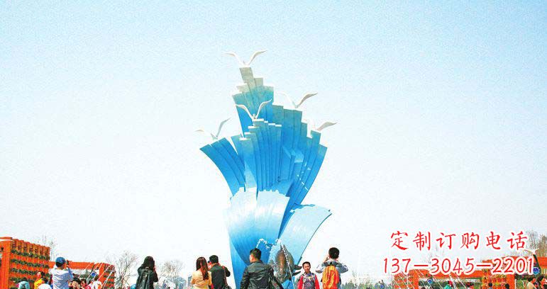 运城光彩熠熠的海鸥雕塑
