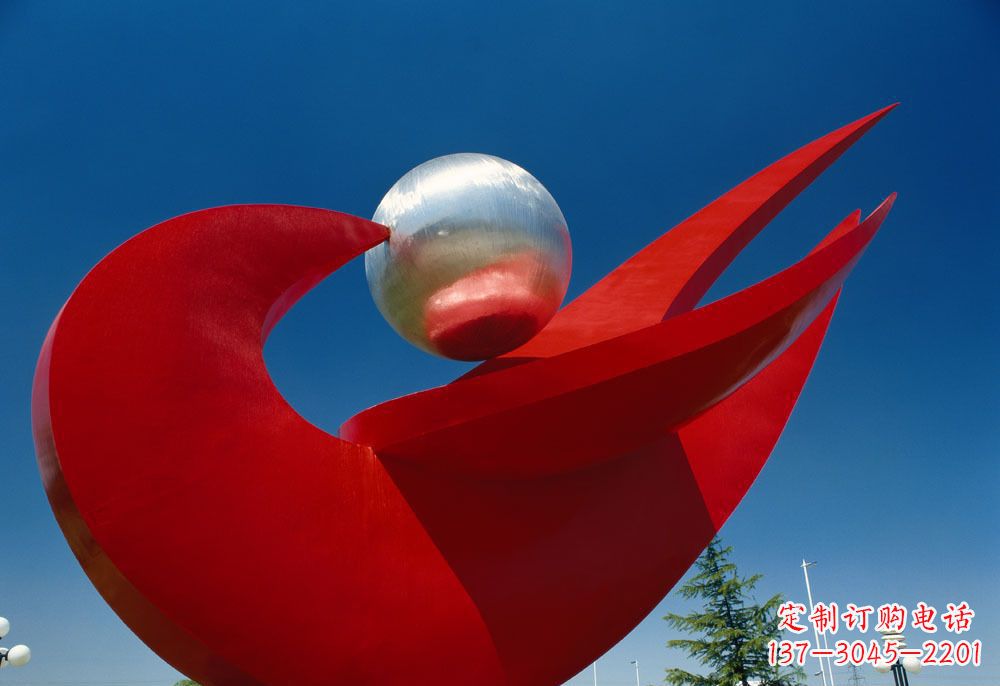 运城优雅而高雅的和平鸽雕塑