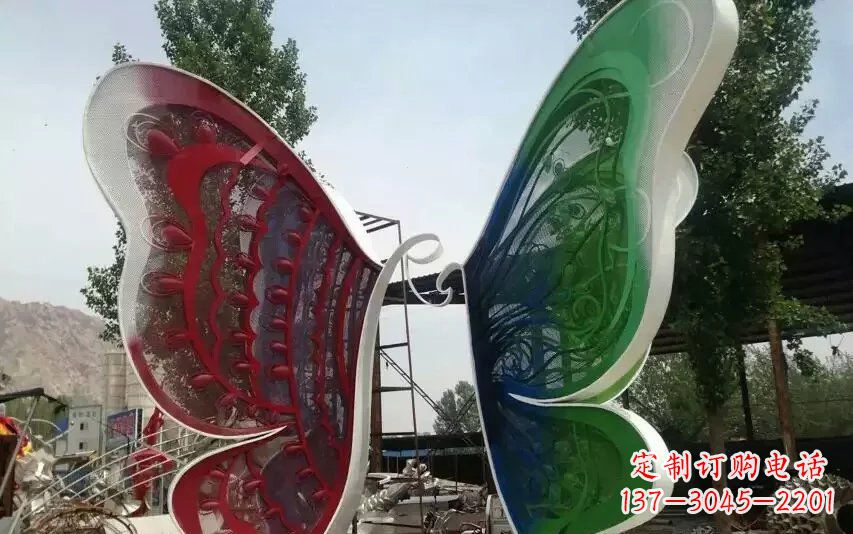 运城精美不锈钢蝴蝶雕塑