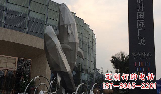 运城品质超凡的不锈钢海豚雕塑
