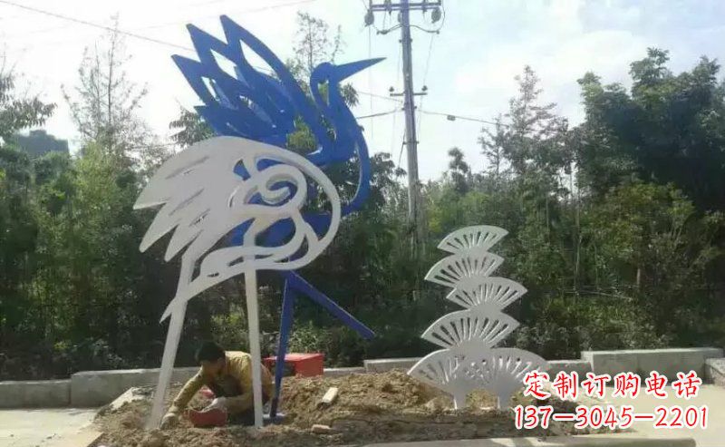 运城精美天鹅不锈钢雕塑