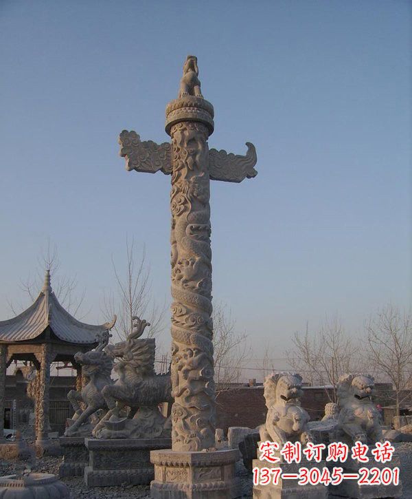 运城动感华表雕塑,为广场增添艺术魅力