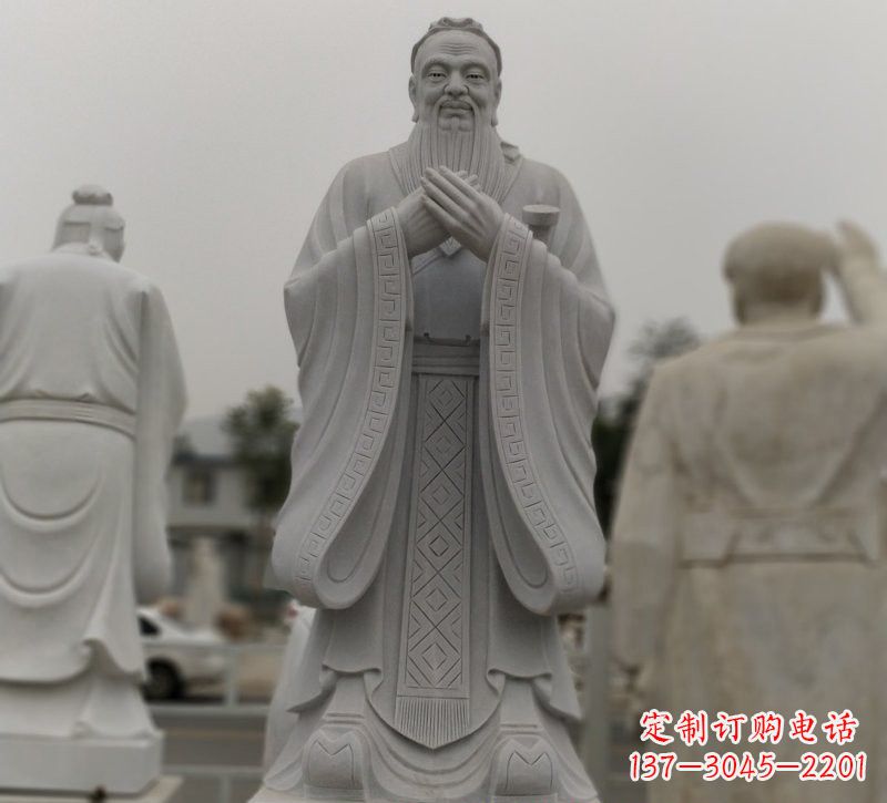 运城中领雕塑:铸造传统文化,精致的大理石孔子石雕