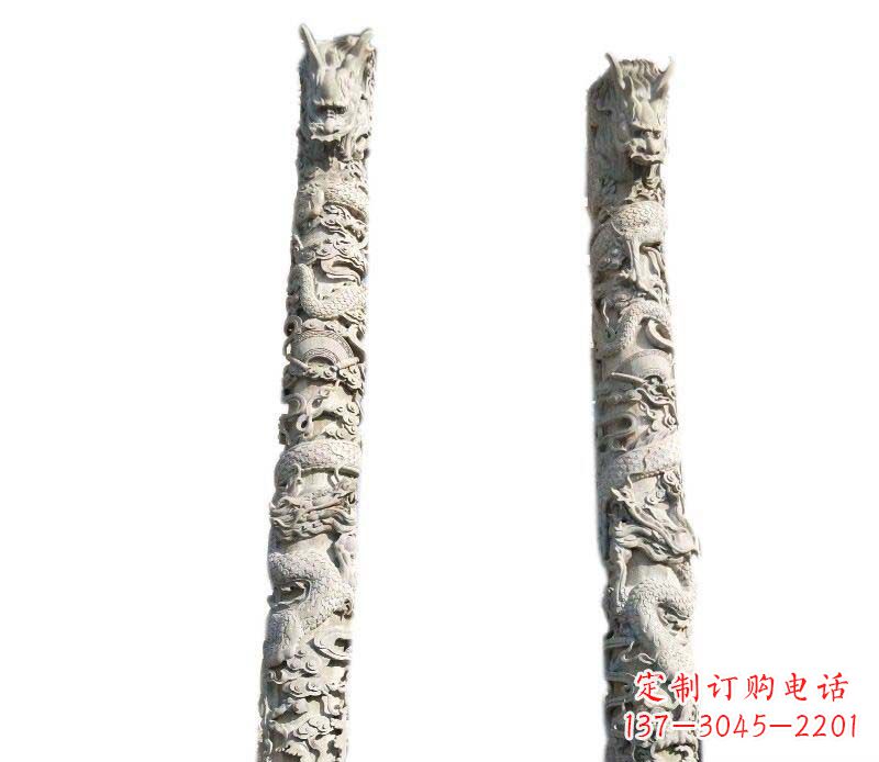 运城欣赏传统工艺,邀请专业大理石龙柱雕塑