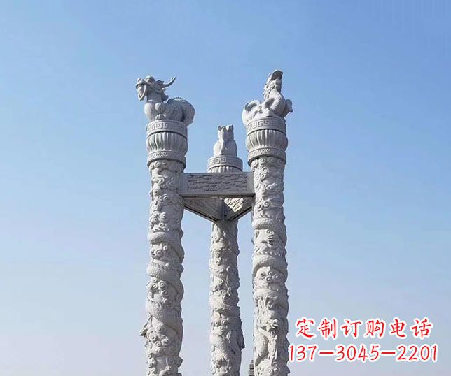 运城中领雕塑:精致石雕龙柱,展现时尚文化之美