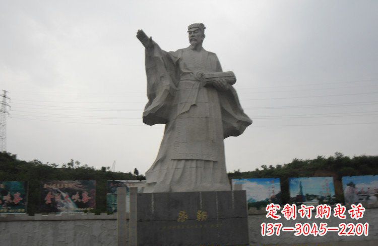 运城高级大理石商鞅雕塑,传承古老文化
