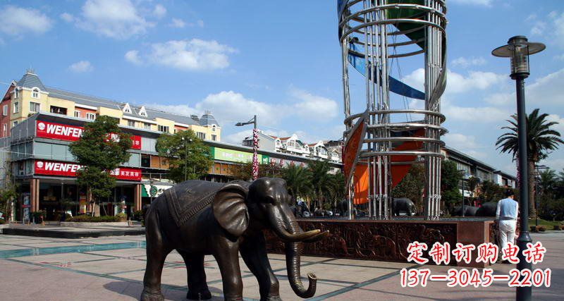 运城大象雕塑,倍受关注