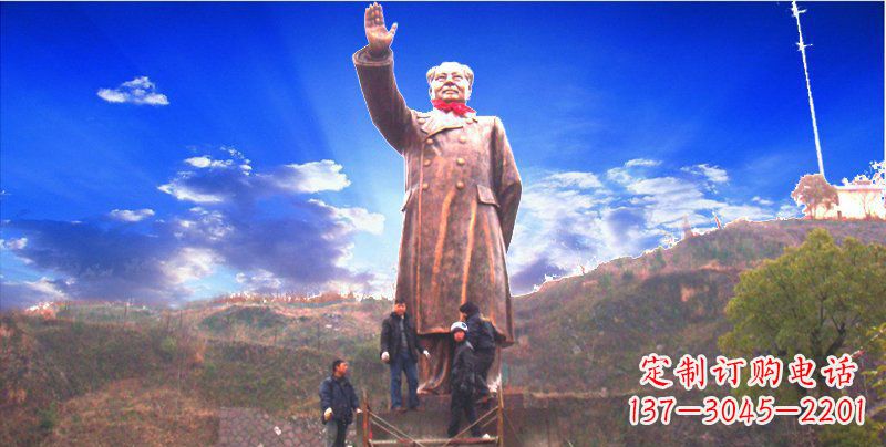 运城大型毛主席伟人铜雕